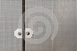 Perforated metal sheet