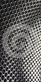 Perforated stainless steel, texture or metallic background