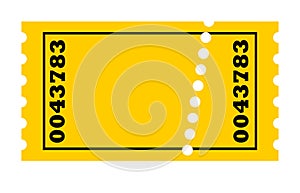 Perforated ticket