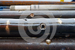 Perforation tool for perforate oil and gas well to make the hole on production tubing to allow gas and condensate flow. photo