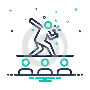 Mix icon for Perform, enact and show