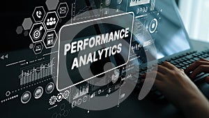 Performance Analytics Dashboard with Data Visualizations and Metrics for Business Intelligence and Decision Making
