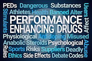 Performance Enhancing Drugs Word Cloud