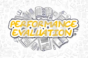 Performance Evaluation - Business Concept.