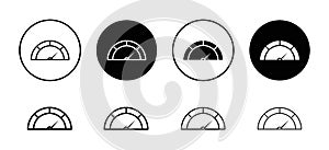 Performance indicator icon vector set collection for web