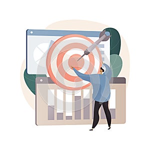 Performance management abstract concept vector illustration.