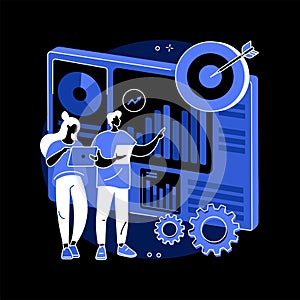 Performance management abstract concept vector illustration.