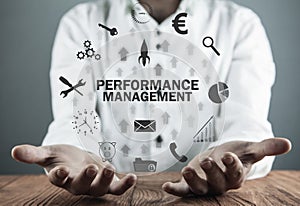 Performance Management. Business technology concept