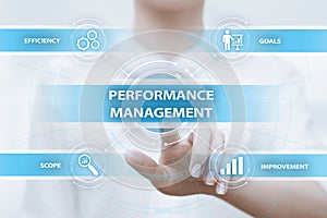 Performance Management Efficiency Improvement Business Technology concept