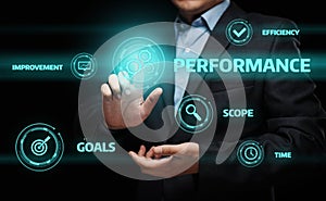 Performance Management Efficiency Improvement Business Technology concept