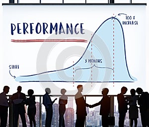 Performance Report Progress Strategy Concept