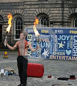 Performer at Edinburgh Festival