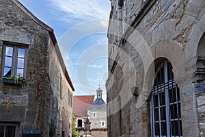 performing arts center exterior in vezelay