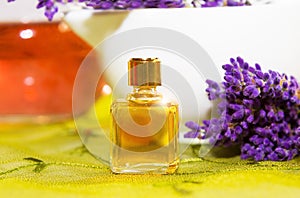 Perfume with blossoms of Lavender