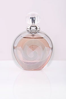 Perfume bottle with diamond