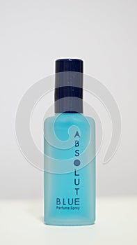 Perfume bottle on a white background