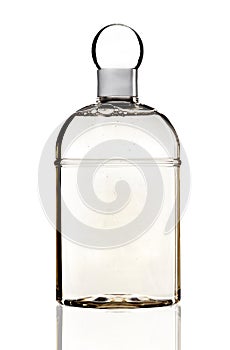 Perfume bottle isolated on white