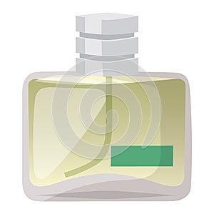 Perfume bottle vector template