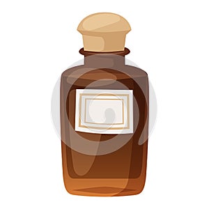 Perfume bottle vector template