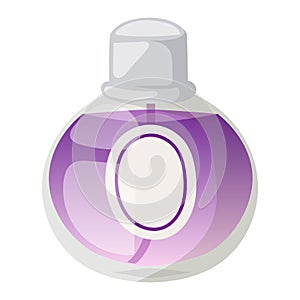 Perfume bottle vector template