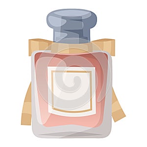 Perfume bottle vector template