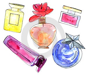 Perfume bottles set