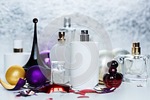 Perfume and Christmas decorations