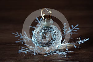 Perfume and Christmas decorations