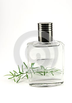 Perfume flask with cologne