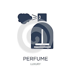 Perfume icon. Trendy flat vector Perfume icon on white background from Luxury collection