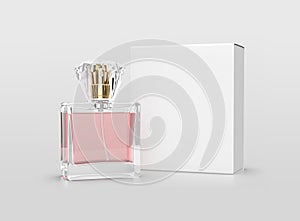 Perfume packaging mock up