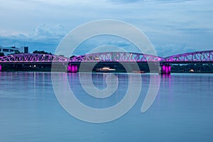 Perfume river and Truong Tien bridge photo