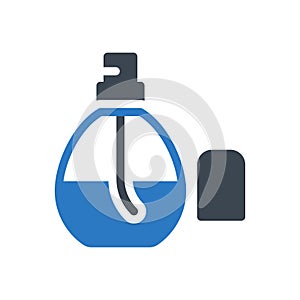 Perfume vector double colour icon