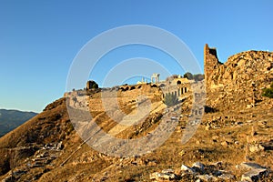 Pergamon Acropolis in Bergama district of Izmir province