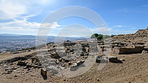 Pergamon Ancient City Ruins in Bergama, Turkey