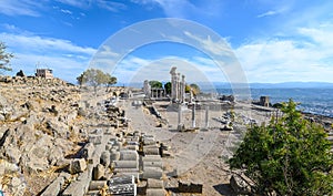 Pergamon Ancient City Ruins in Bergama, Turkey