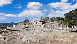 Pergamon Ancient City Ruins in Bergama, Turkey