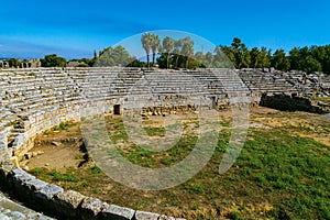 Perge Ancient City, is famous for its impressive architecture and monumental structures such as a stadium, theatre and agora