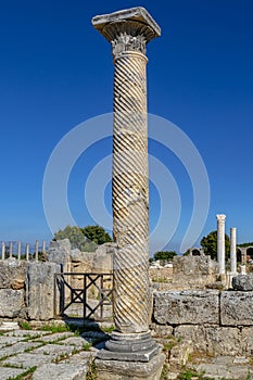 Perge Ancient City, is famous for its impressive architecture and monumental structures such as a stadium, theatre and agora