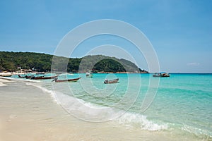 Perhentian Besar boats, Malaysia