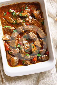 Peri-peri chicken livers