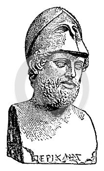 Pericles, vintage illustration