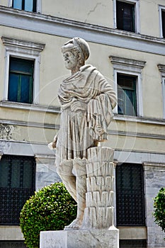 Pericles, White Marble Statue, Central Athens, Greece