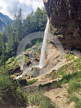 Pericnik waterfall, Slovenia. Pericnik waterfall in Logar valley in Slovenia