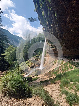 Pericnik waterfall, Slovenia. Pericnik waterfall in Logar valley in Slovenia