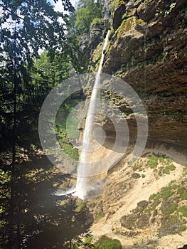 Pericnik waterfall, Slovenia. Pericnik waterfall in Logar valley in Slovenia