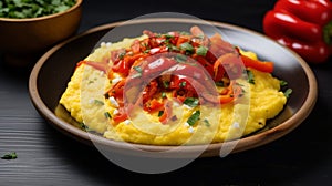 Perico: Venezuelan Scrambled Eggs with Arepas for Breakfast photo