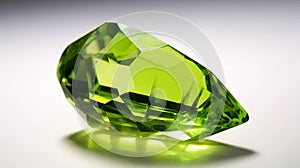 Peridot stone that has been taken and ready to be used as accessories