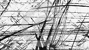 Periodic frame change black and white grunge. Distress overlay texture. Abstract surface. 4k