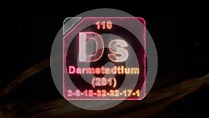 Modern Periodic Table Element Darmstadtium